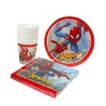 PAP/PE cups, 200 ml, Ø80 mm, white SPIDERMAN, single-layer, 8 pcs. - Image 5