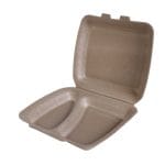 XPP thermal boxes, 260x207x75mm, two-section, beige, 125 pcs.