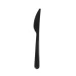 PS knives, 18 cm, black, reusable, 50 pcs.