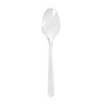 PS tea spoons, 15 cm, transparent, reusable, 50 pcs.