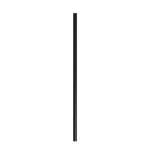 Cocktail straws PP 220 mm, Ø7 mm, black, reusable, 500 pcs. - Image 2