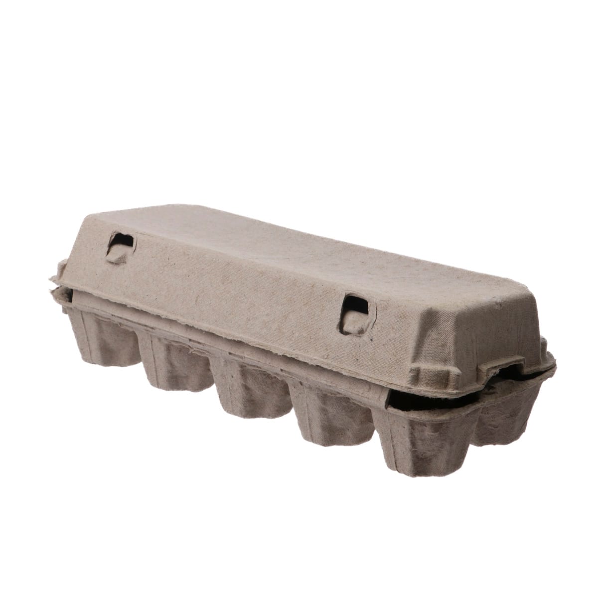 12935.jpg Paper boxes for 10 eggs, with lid, grey, 154 pcs. - Image 1