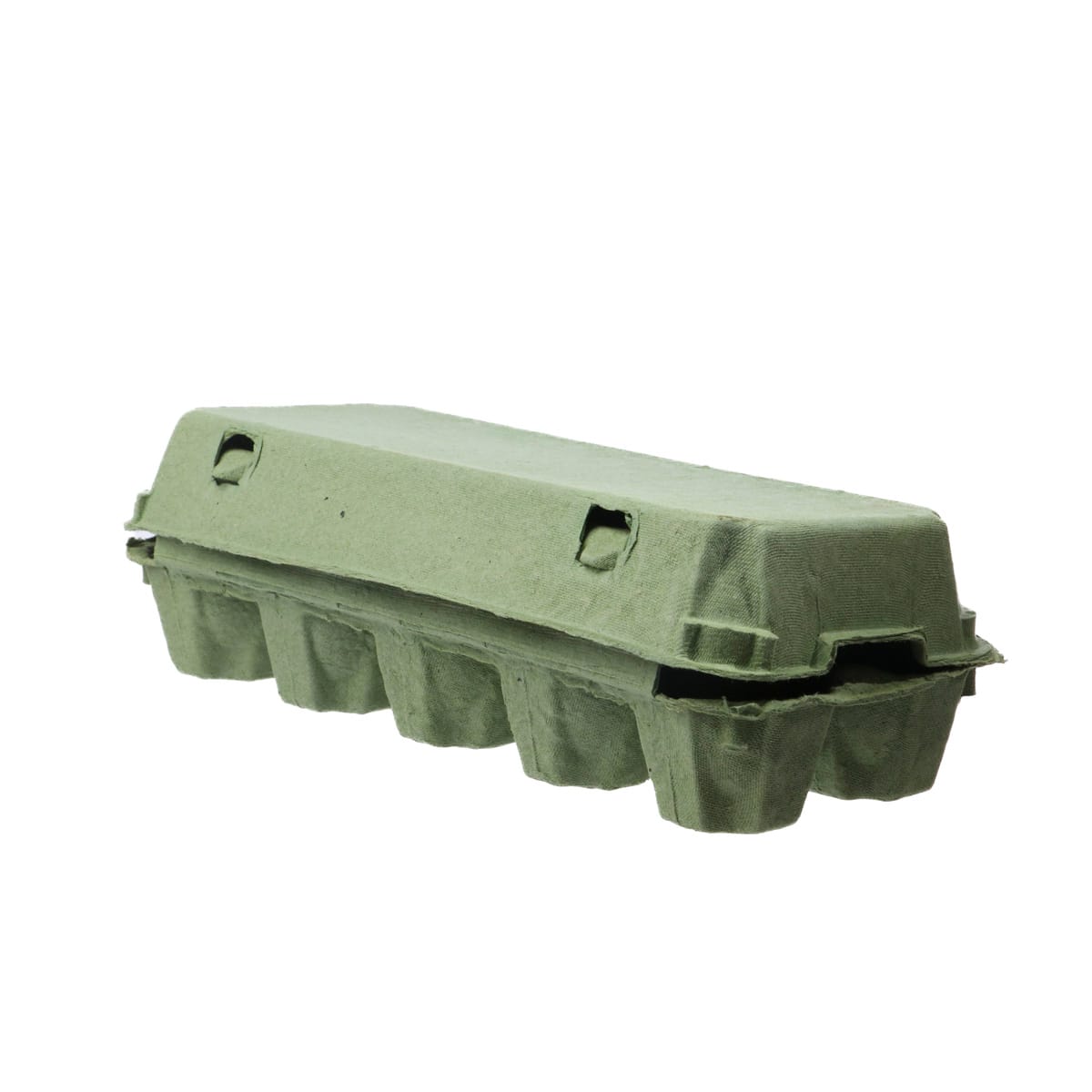 12936.jpg Paper boxes for 10 eggs, with lid, green, 154 pcs. - Image 1