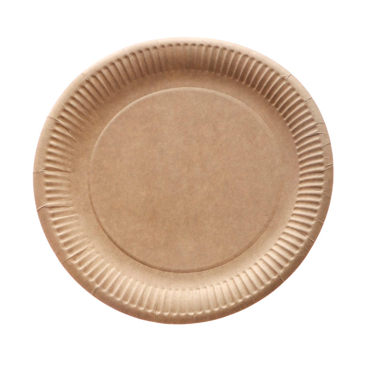 13023KR.jpg Paper plates Ø23cm, kraft, 50 pcs. - Image 1