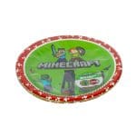 Popierinės lėkštės Ø23cm, MINECRAFT, 8 vnt. - Image 4