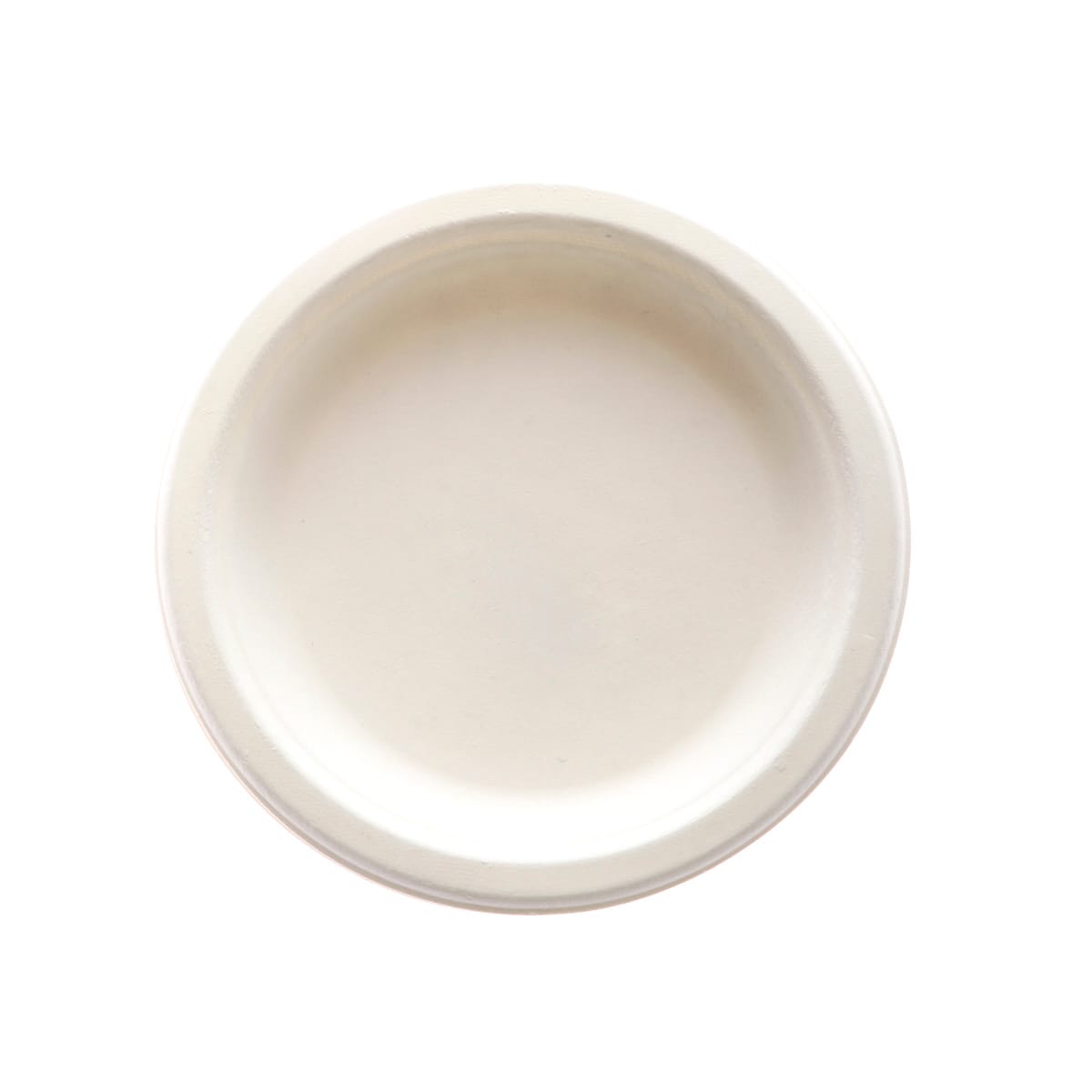 13PL06R.jpg Sugar cane plates, Ø15 cm, white, 50 pcs. - Image 1