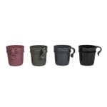 SAN cups, 300 ml, khaki, reusable - Image 2