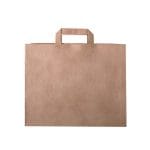 Packaging bag, flat, 260×160×260 mm, PAP, brown, 70 g/m² - Image 3