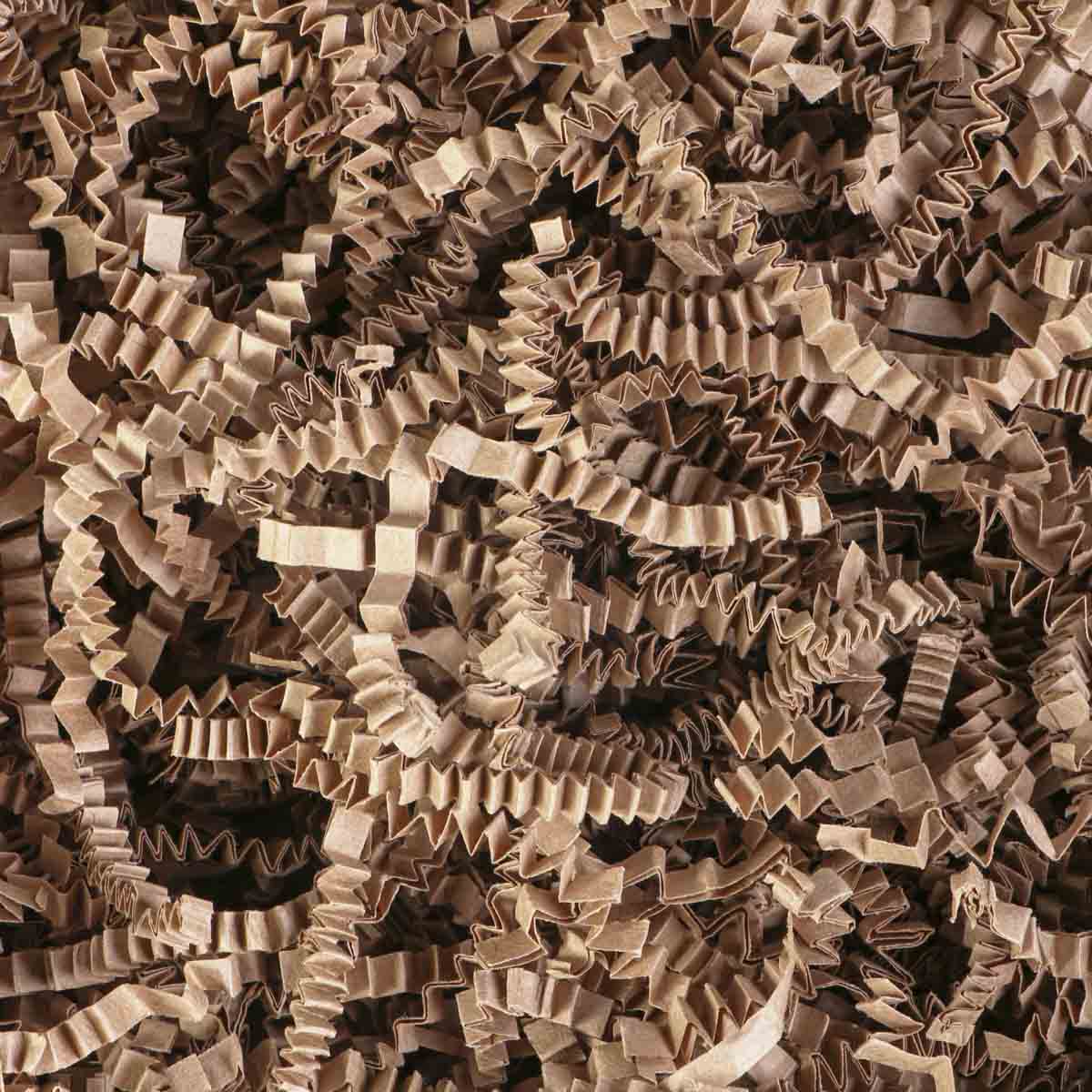 162786.jpg Paper shreds, 4 mm, brown, 5 kg - Image 1