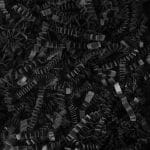 Paper shreds, 4 mm, black, 5 kg