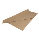 Disposable paper tablecloth, 100x100 cm, light brown