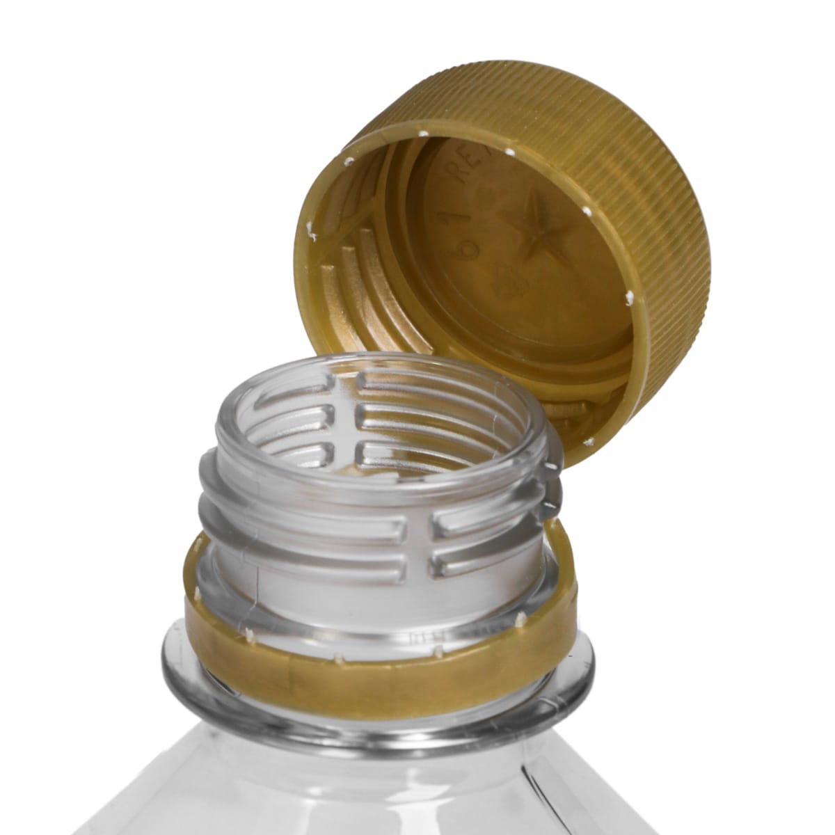 54ZEN.jpg Non-detachable caps for bottles Ø28 mm, gold - Image 1
