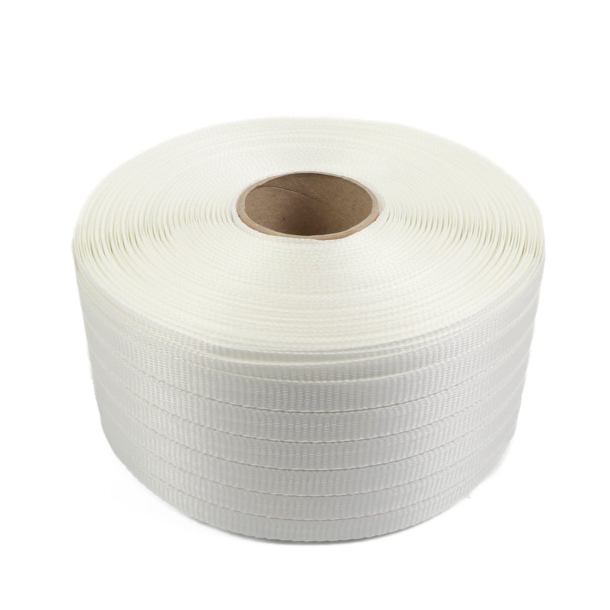 75319W.jpg Braided textile strap 19 mm x 640 m, white - Image 1