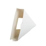 Triangular pizza boxes, cardboard with window (20 pcs/pack) - Image 3