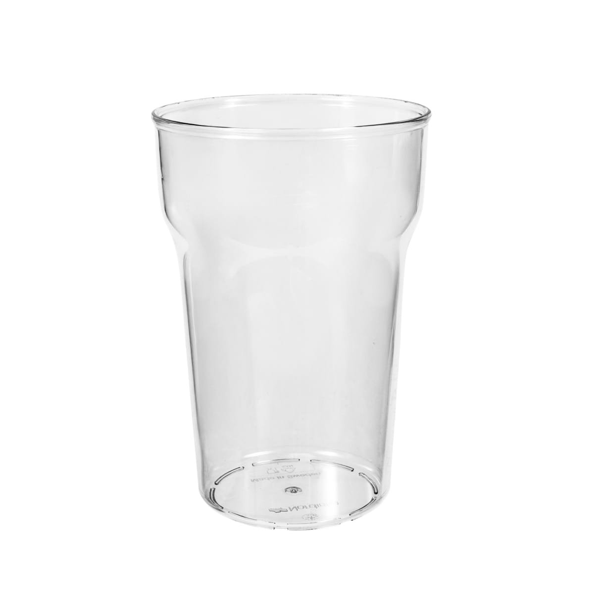 10568RE.jpg SAN cups, 568 ml, Ø90 mm, transparent, reusable - Image 1