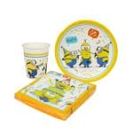 Paper plates, Ø23 cm, MINIONS, 8 pcs. - Image 3