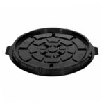 PET cake boxes, Ø220 mm, black, 156 pcs.
