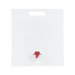 Juice bag – stand-up pouch with tap, 3L, white - Image 3